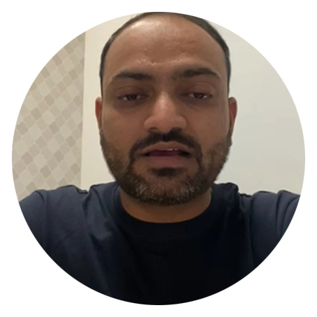 Gorav is a happy student of our Online English classes